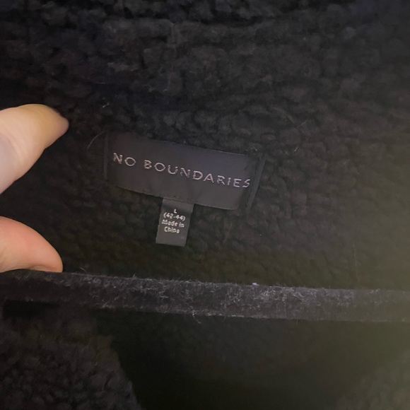 No Boundaries sherpa button up jacket - Picture 4 of 4